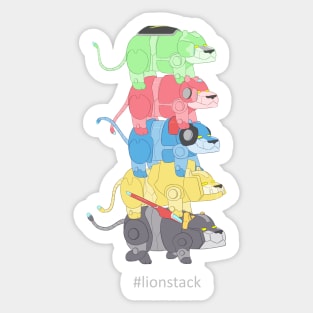 Lion Stack Sticker